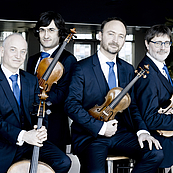 Das Foto zeigt das Streichquartett Quatuor Danel.