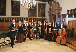 Das Foto zeigt das Leipziger Ensemble Neues Bachisches Collegium Musicum.