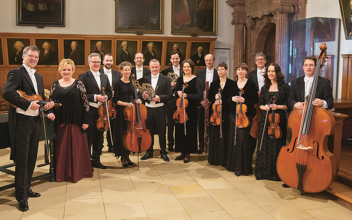 Das Foto zeigt das Leipziger Ensemble Neues Bachisches Collegium Musicum.