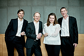 Das Foto zeigt die Mitglieder des Grieg Quartetts.