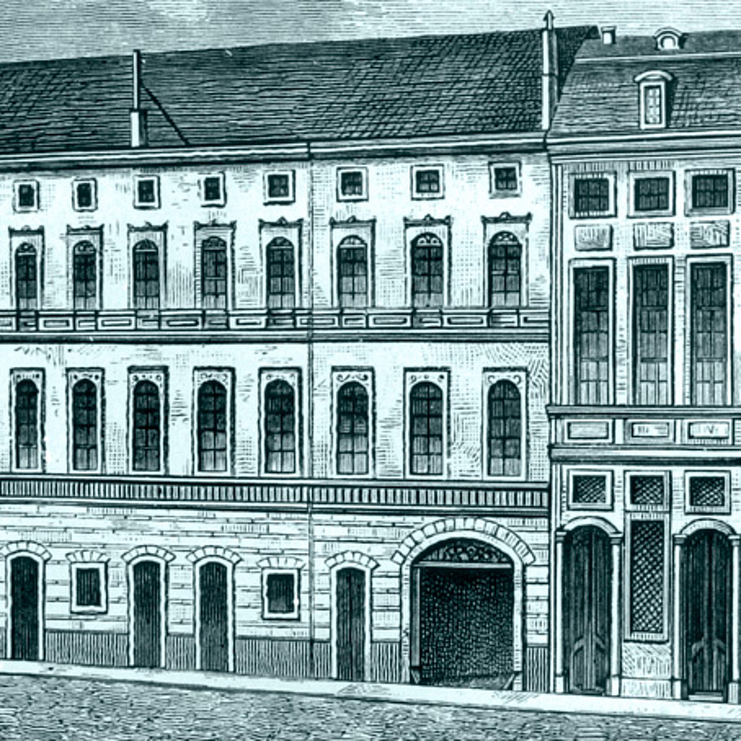 Ansicht altes Gewandhaus von 1871