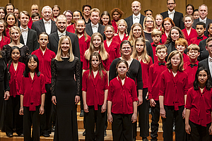 Portrait des Gewandhauskinderchores und des Erwachsenenchores