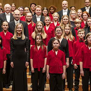 Portrait des Gewandhauskinderchores und des Erwachsenenchores